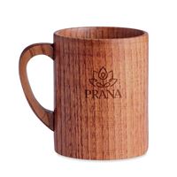 TAZZA IN LEGNO DI QUERCIA CON MANICO